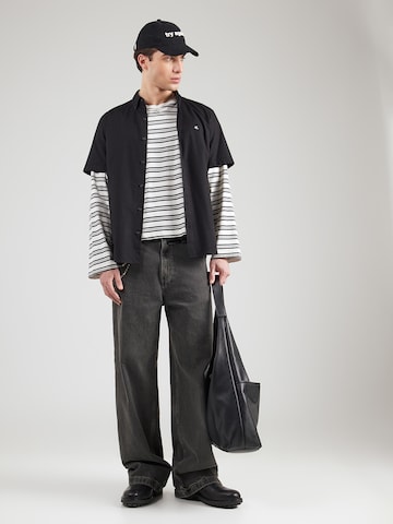 Calvin Klein Jeans Regular fit Overhemd 'CLASSIC' in Zwart