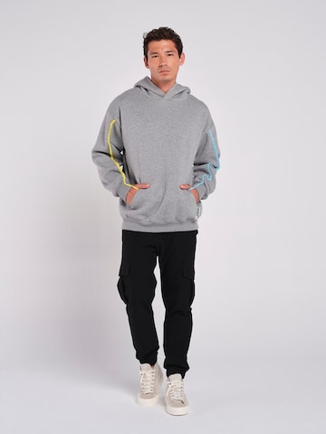 Rockupy Sweatshirt 'Peyton' in Grey