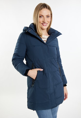 ICEBOUND Raincoat in Blue: front