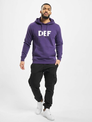 Sweat-shirt 'Mitarbeiter' DEF en violet