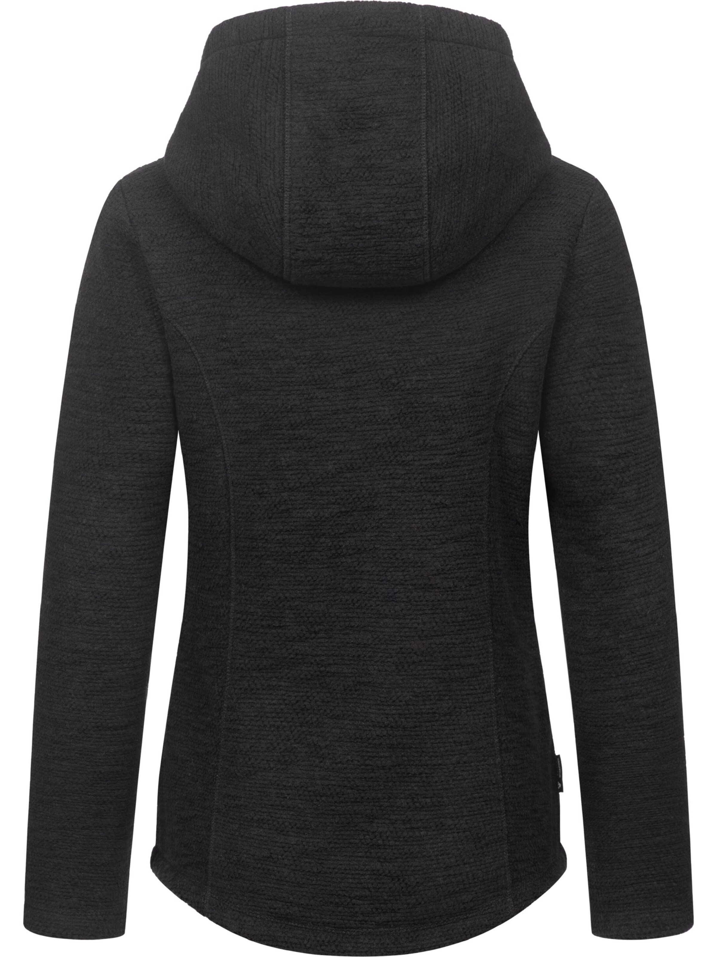 Ragwear Knit Cardigan 'Lyshka' in Black