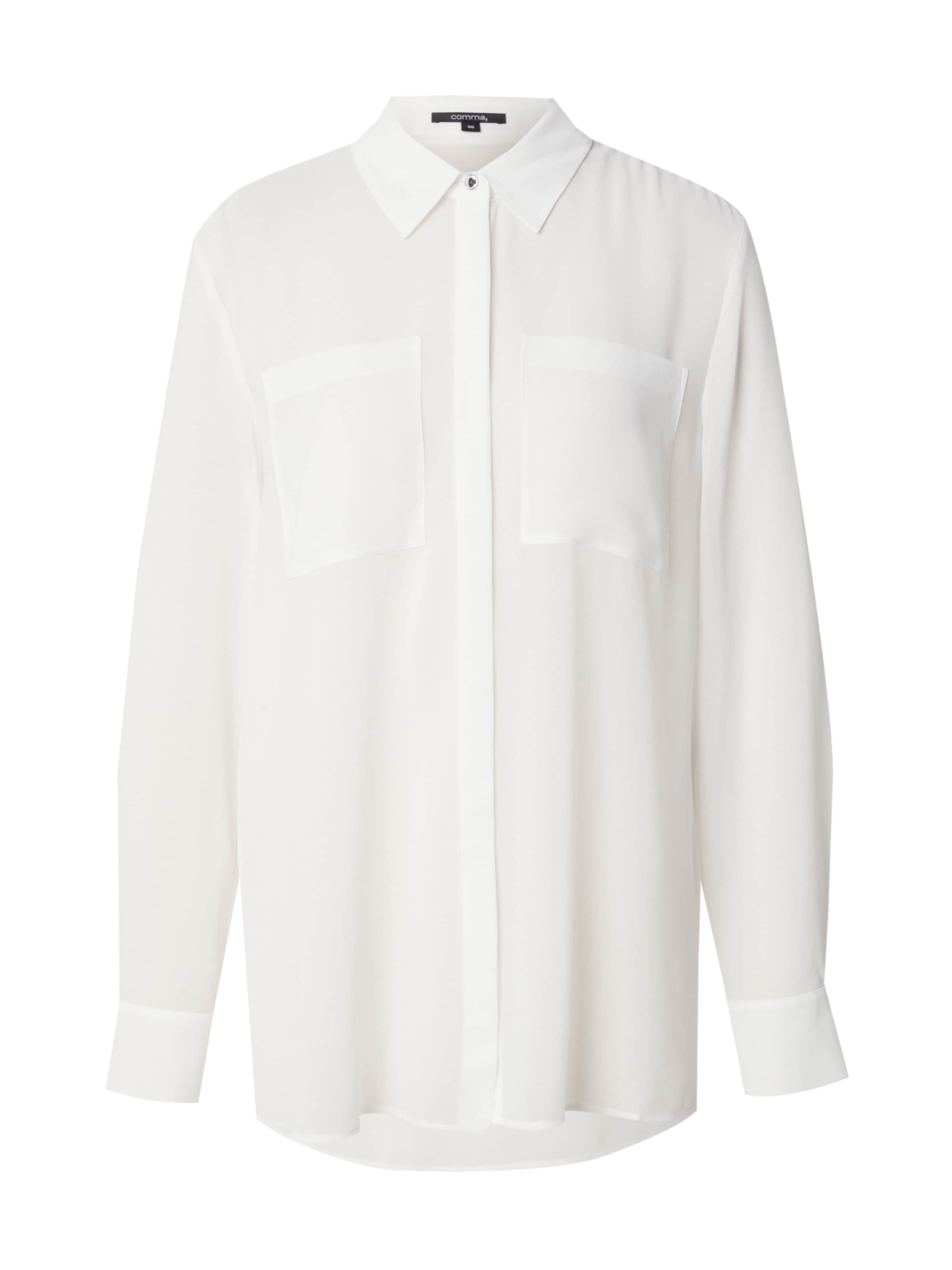 COMMA Blus i vit: framsida