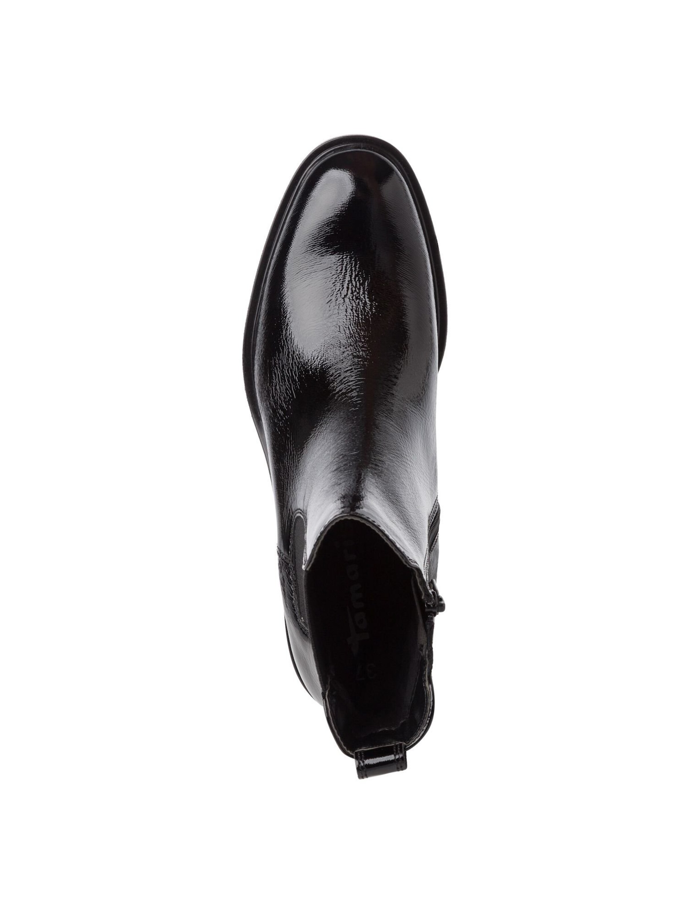 Tamaris Chelsea boots in Zwart