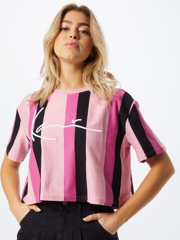 Karl Kani T-Shirt in Pink: predná strana