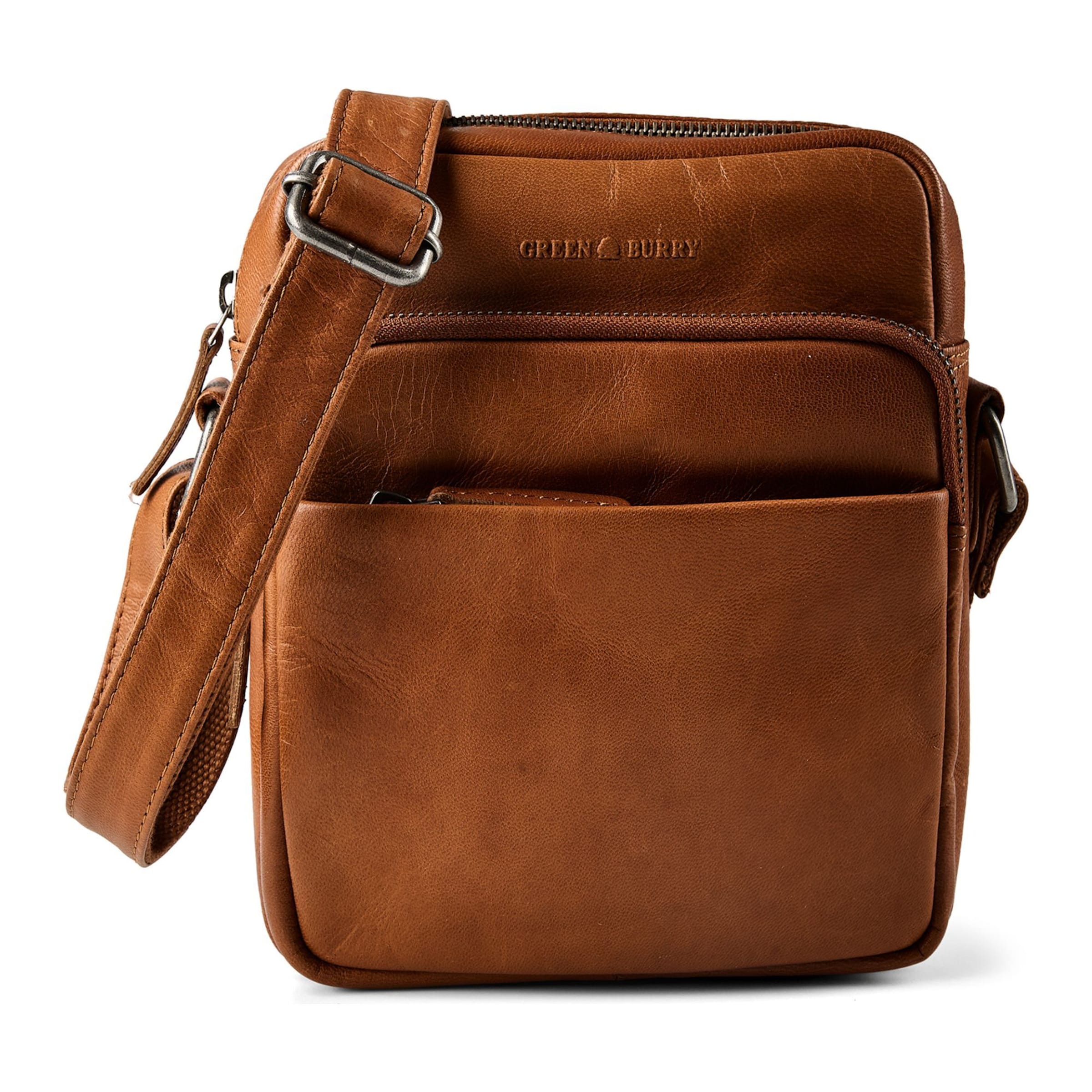 GREENBURRY Schoudertas in Bruin: voorkant