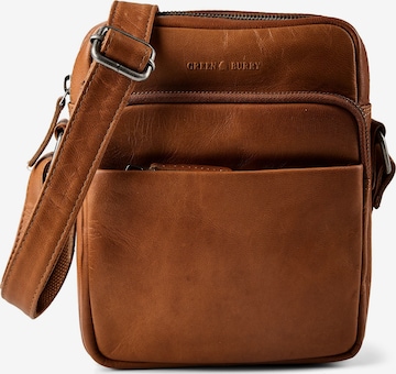 Borsa a tracolla di GREENBURRY in marrone: frontale
