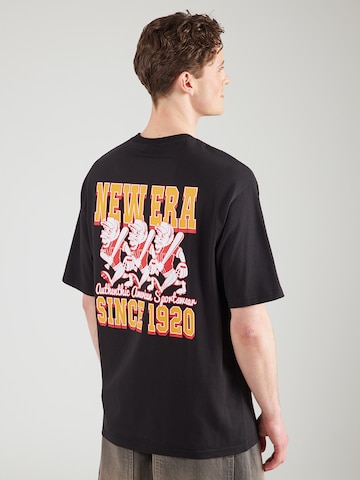 NEW ERA - Camiseta en negro: frente