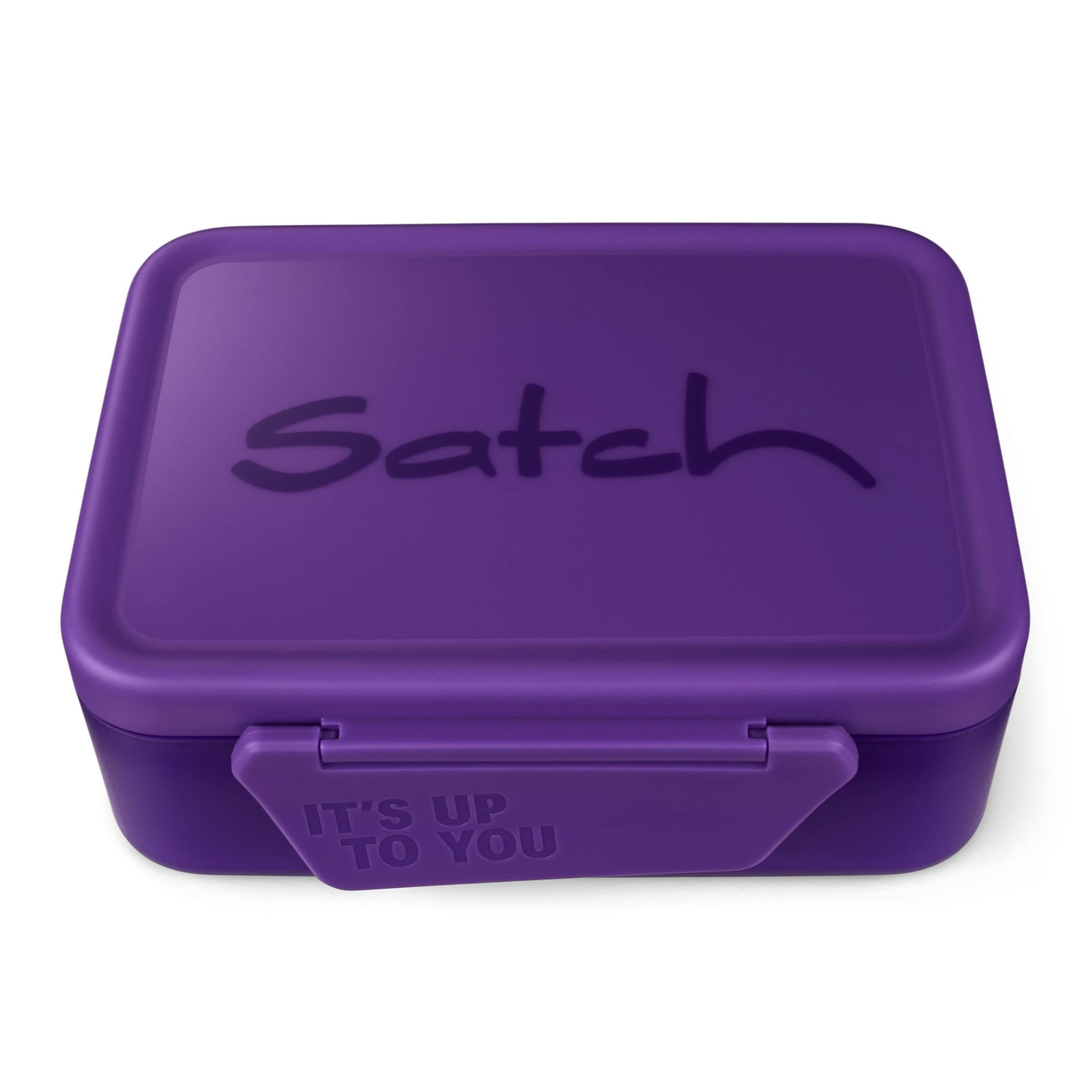 Satch Lunchbox in Lila: Vorderseite