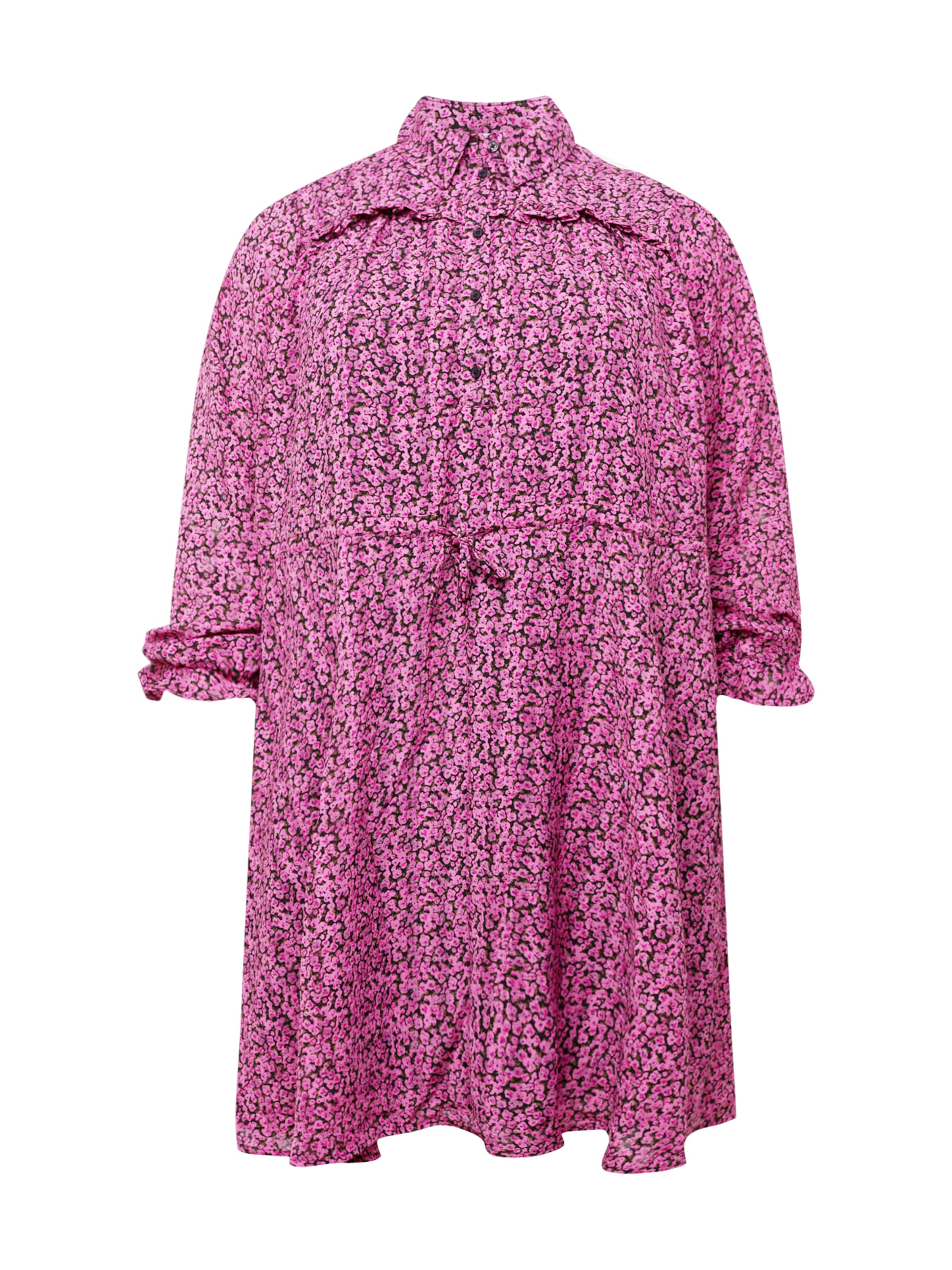 Selected Femme Curve Blusekjole i pink: forside