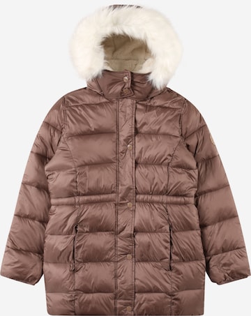 Abercrombie & Fitch - Chaqueta de invierno en marrón: frente