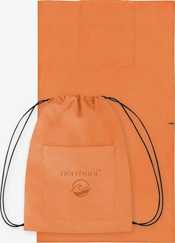 Serviette de plage normani en orange : devant
