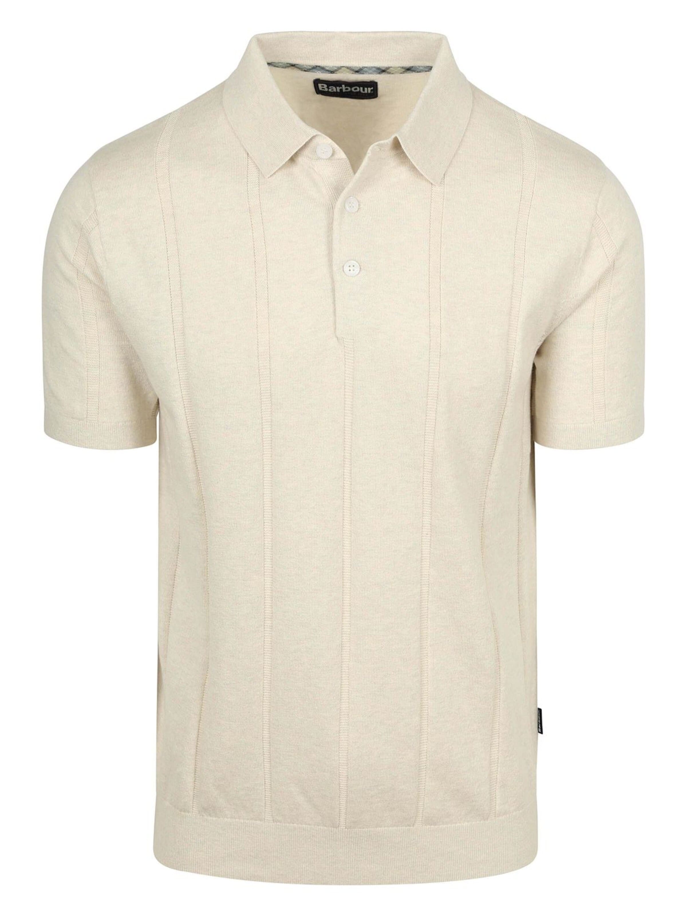 Barbour Shirt in Wit: voorkant