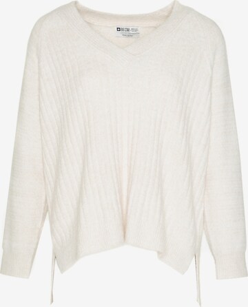 BIG STAR Sweater 'STANA' in White: front