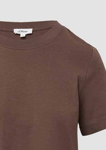 s.Oliver T-Shirt in Braun
