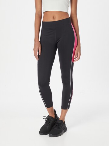 Champion Authentic Athletic Apparel Skinny Sporthose in Schwarz: predná strana