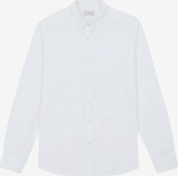 Scalpers Regular fit Skjorta 'New Forest Oxford' i vit: framsida