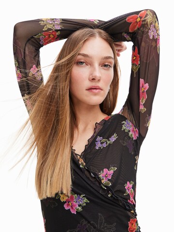 Desigual - Blusa en negro