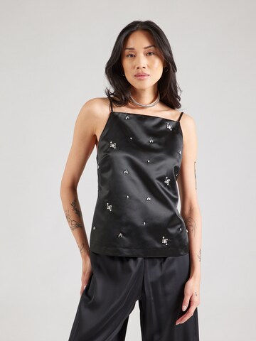 Abercrombie & Fitch Top in Schwarz: Vorderseite
