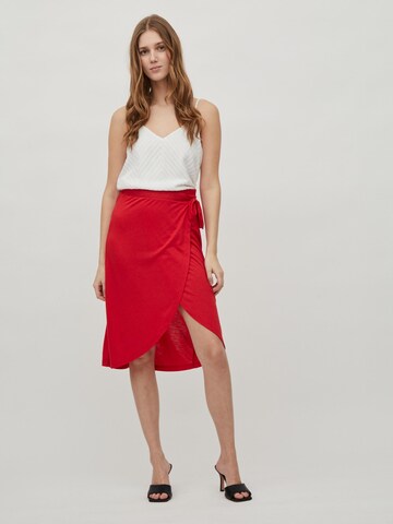 VILA Skirt in Red