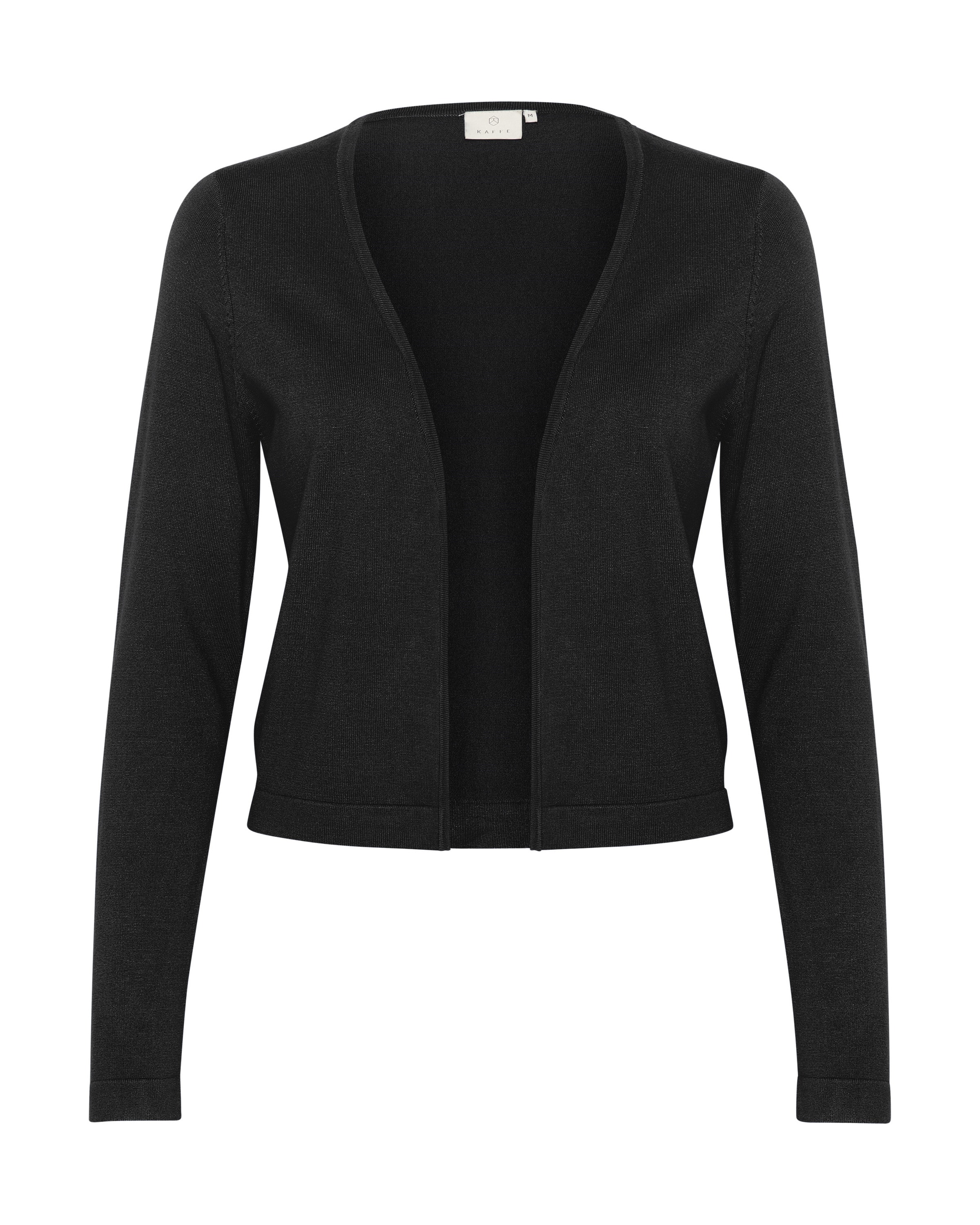 Kaffe Knit cardigan in Black: front