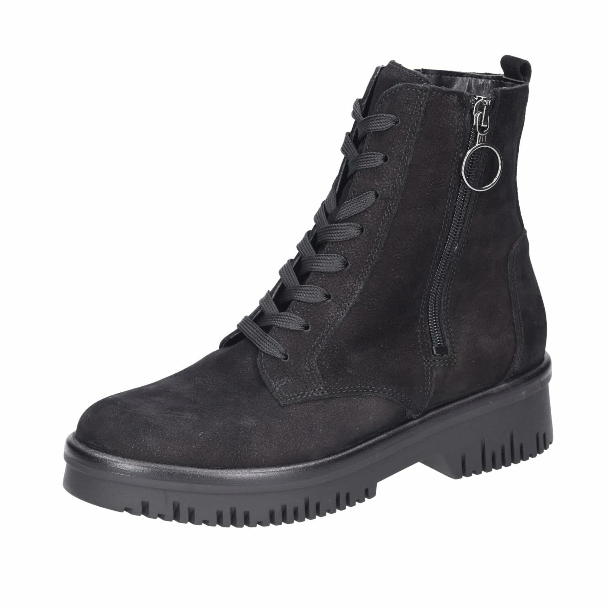 WALDLÄUFER Bottines en 38 en noir, Vue avec produit