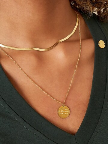 Cala Rose Ketting 'TO THE MOON' in Goud