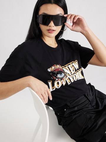 3.1 Phillip Lim Shirt 'EYE LOVE NY' in Zwart