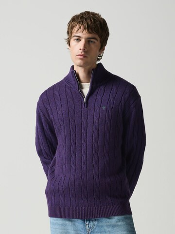 Next Sweater in Purple: front