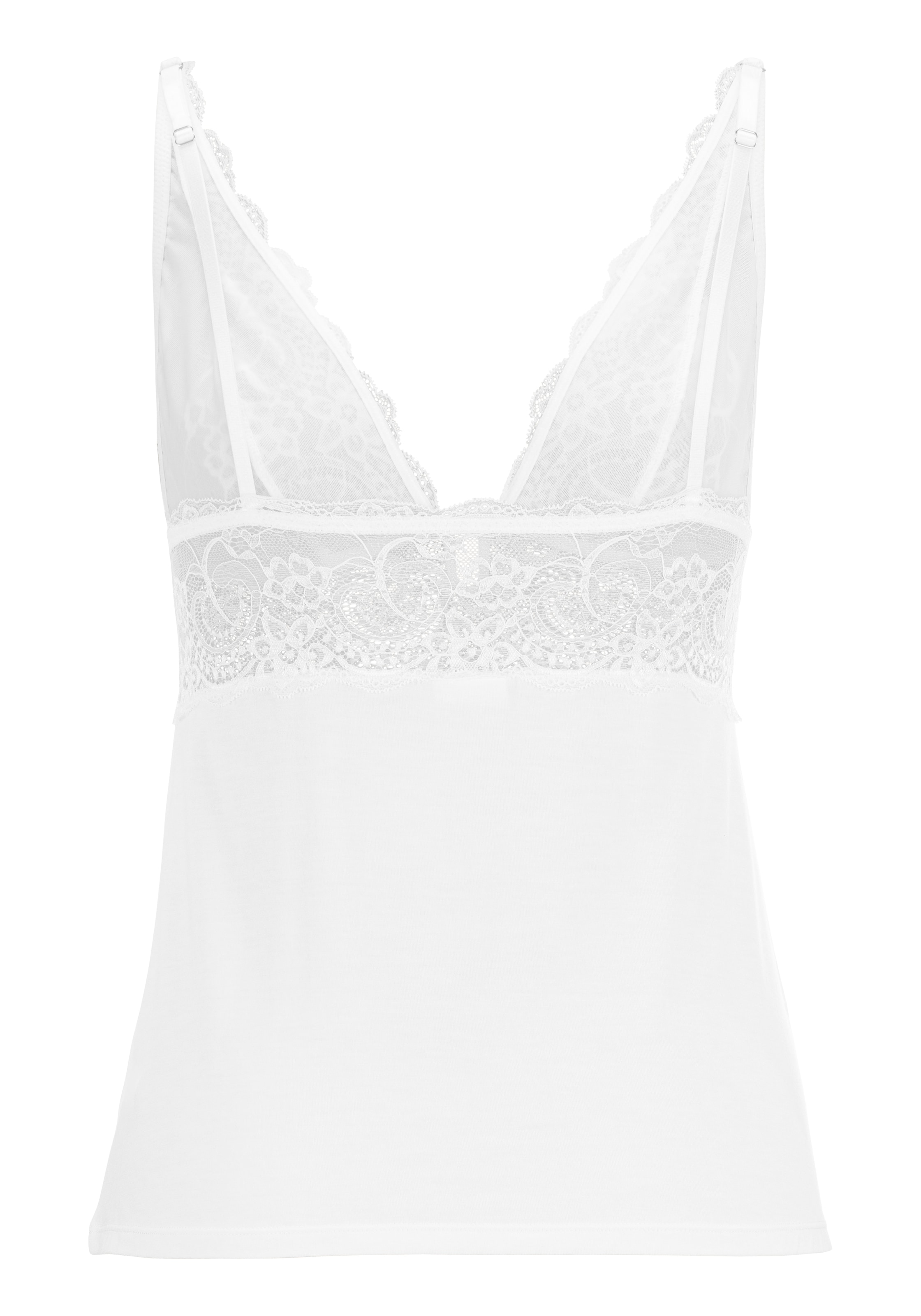 LASCANA Pyžamo – bílá