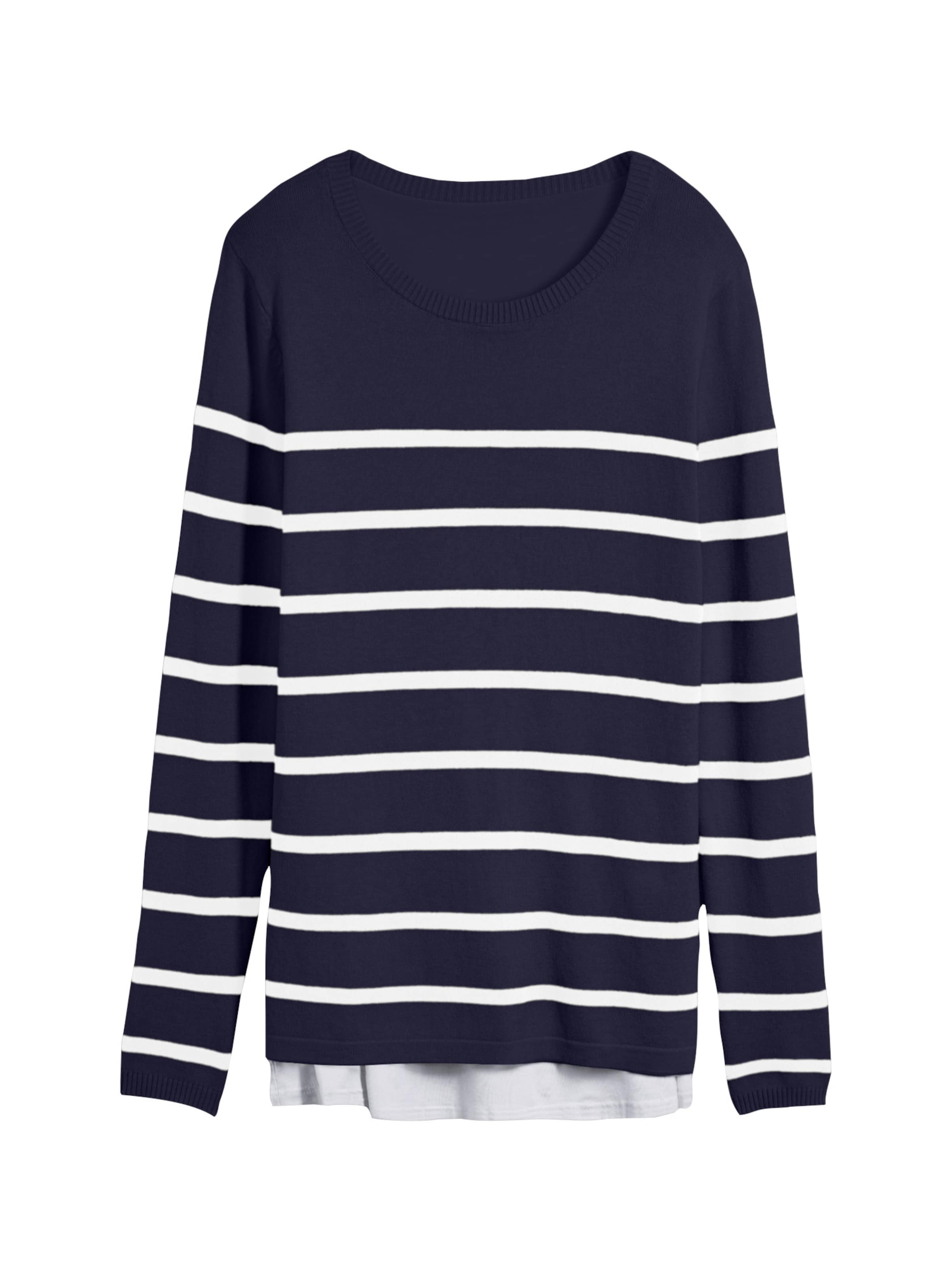 bonprix Pullover in Blau: Vorderseite
