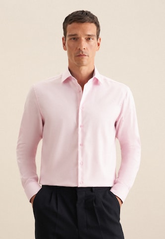 SEIDENSTICKER Regular fit Business Shirt in Pink: front