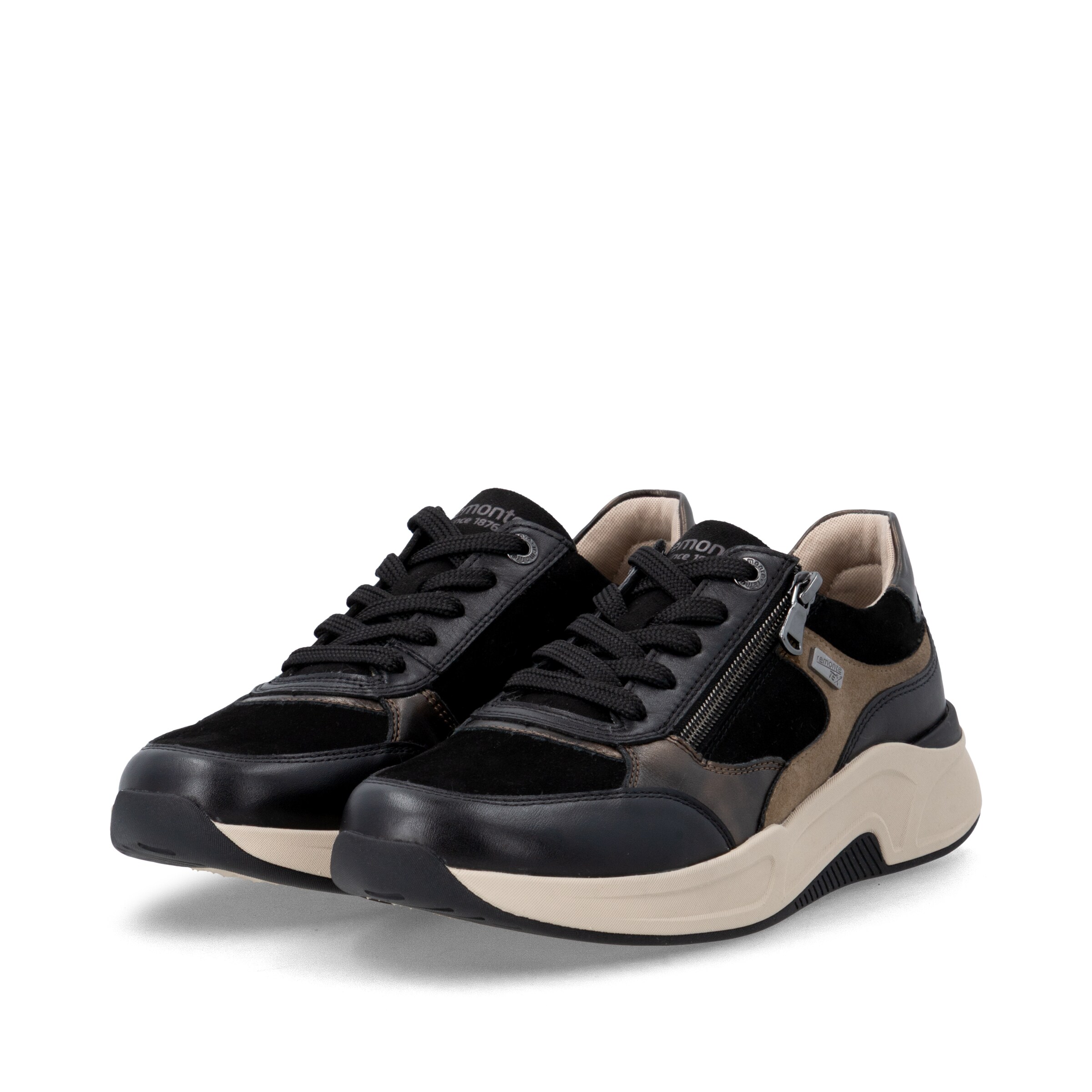 Baskets basses 'D3V00' REMONTE en noir