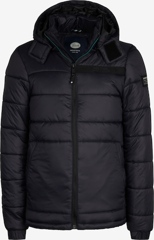 Petrol Industries Winter jacket in Black: front