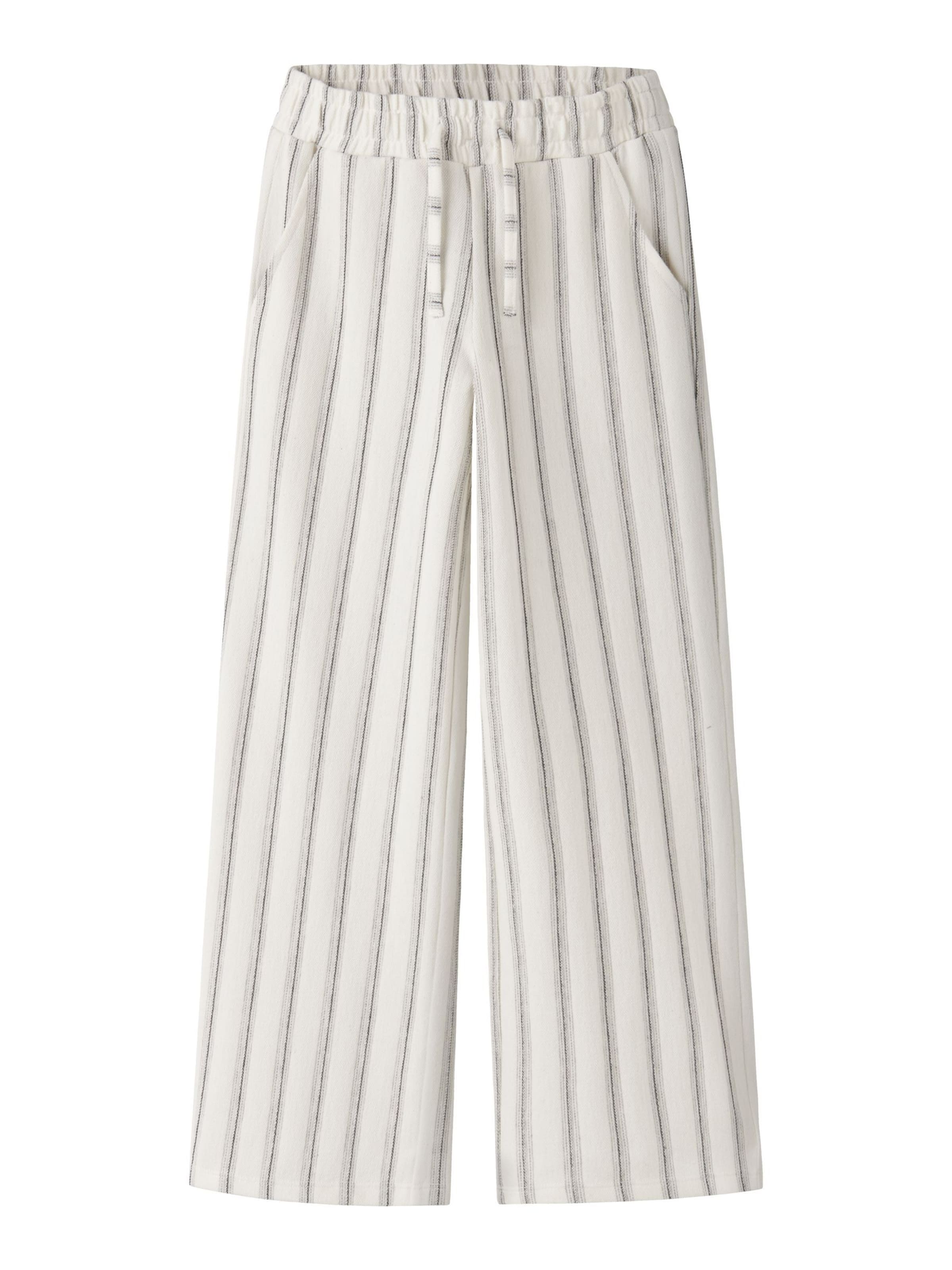 NAME IT Wide leg Broek in Wit: voorkant