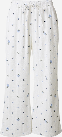 Lindex - Pantalón de pijama en blanco: frente