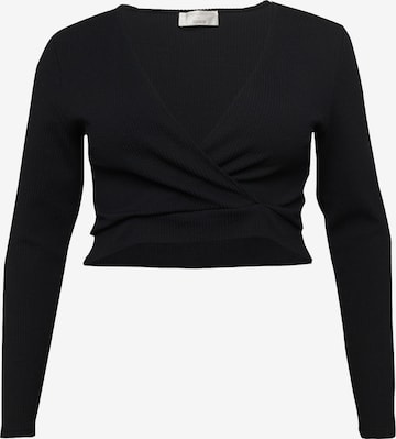 Guido Maria Kretschmer Curvy Shirt 'Carla' in Black: front