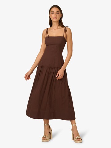 Adrianna Papell Kleid in Braun: Vorderseite