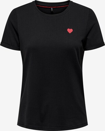 T-shirt 'KITA' ONLY en noir : devant