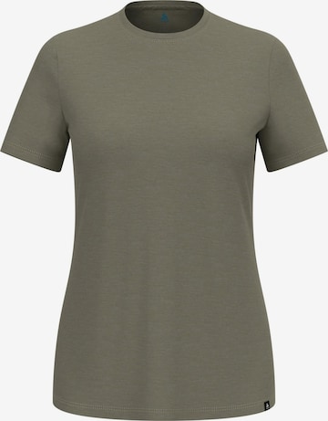 ODLO Funktionsshirt 'MERINO TENCEL PLAIN TEE' in Braun: Vorderseite