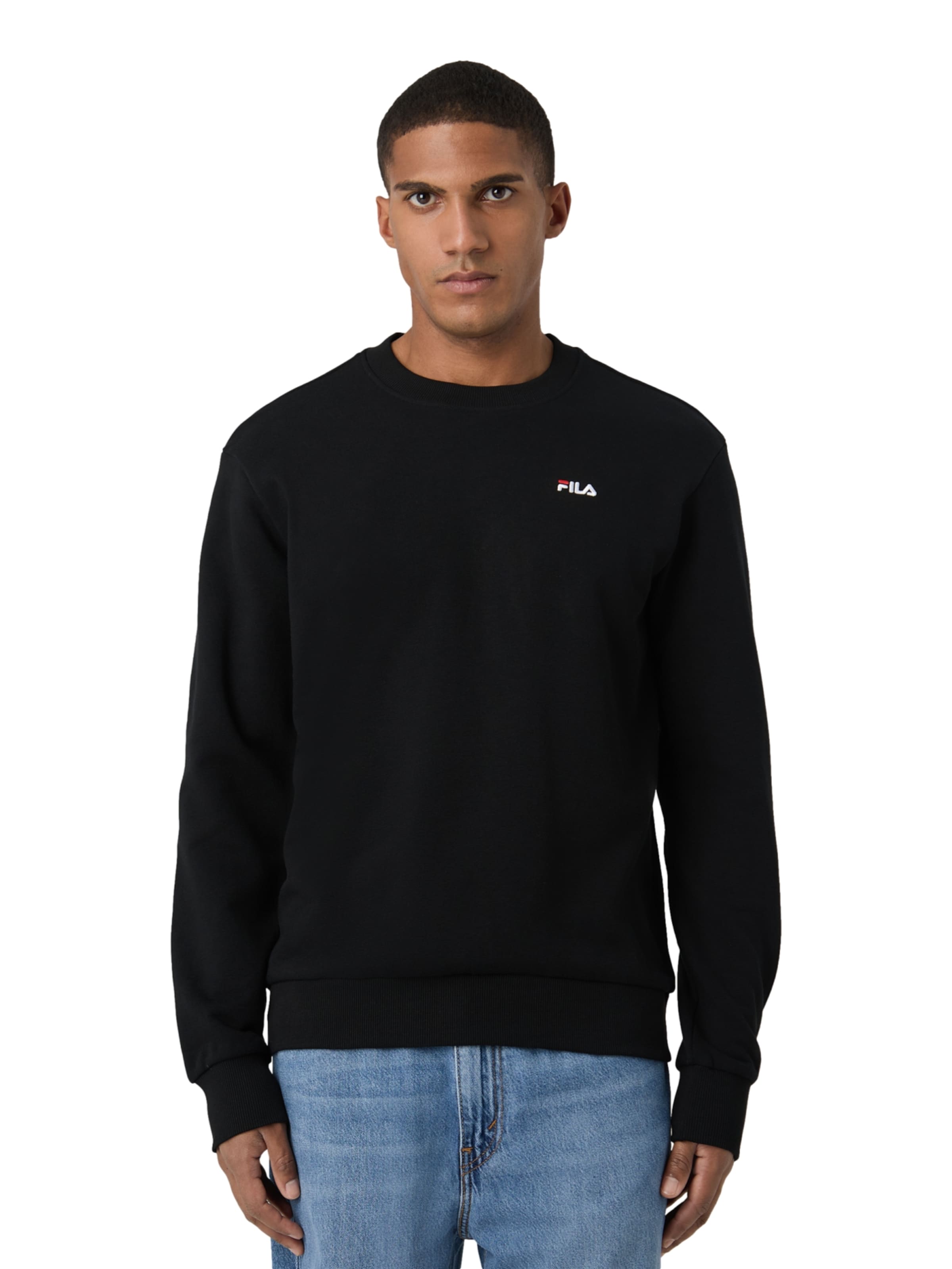 FILA Sweatshirt 'LEVERANO' i sort: forside