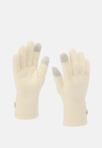 MICHAEL Michael Kors - Guantes con dedos en blanco