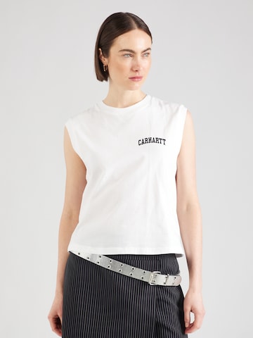 Carhartt WIP Top 'University' in White: front