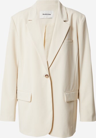 Blazer 'Anker' di modström in beige: frontale