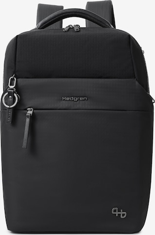 Zaino di Hedgren in nero: frontale