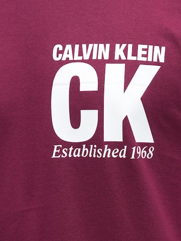 Calvin Klein Μπλουζάκι σε λιλά