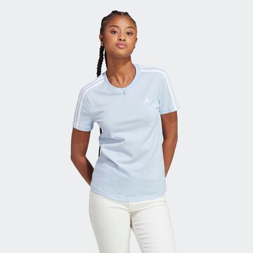 T-shirt 'Essentials' ADIDAS SPORTSWEAR en bleu : devant