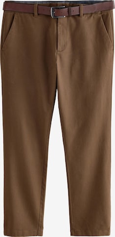 NextChino hlače - smeđa boja: prednji dio