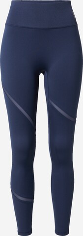 Skinny Pantaloni sportivi 'Exhale' di PUMA in blu: frontale