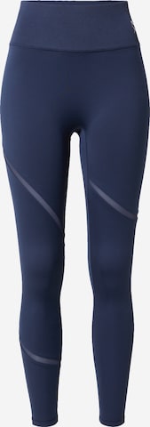 PUMA Skinny Workout Pants 'Exhale' in Blue: front