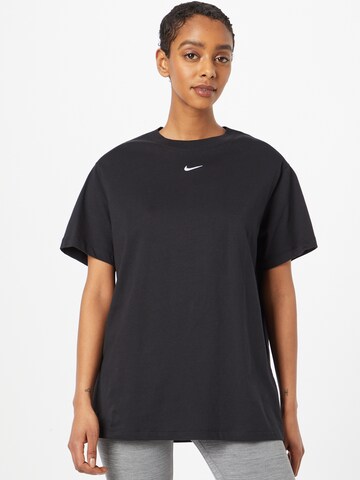 Maglietta 'Essential' di Nike Sportswear in nero: frontale